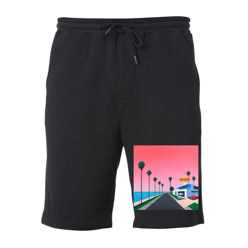 Elv Alps By Hiroshi Nagai Fleece Short | Artistshot