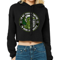 Artistshot Hot Trend Not Procrastinating I'm Doing Side Quests Dragon Cropped Hoodie | Artistshot