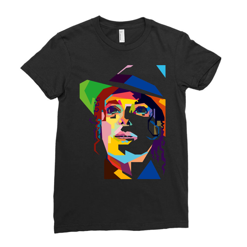 Artistshot Hot Trend Michael Jackson In Pop Art Ladies Fitted T-Shirt by mckeebeckett3l9yxd | Artistshot