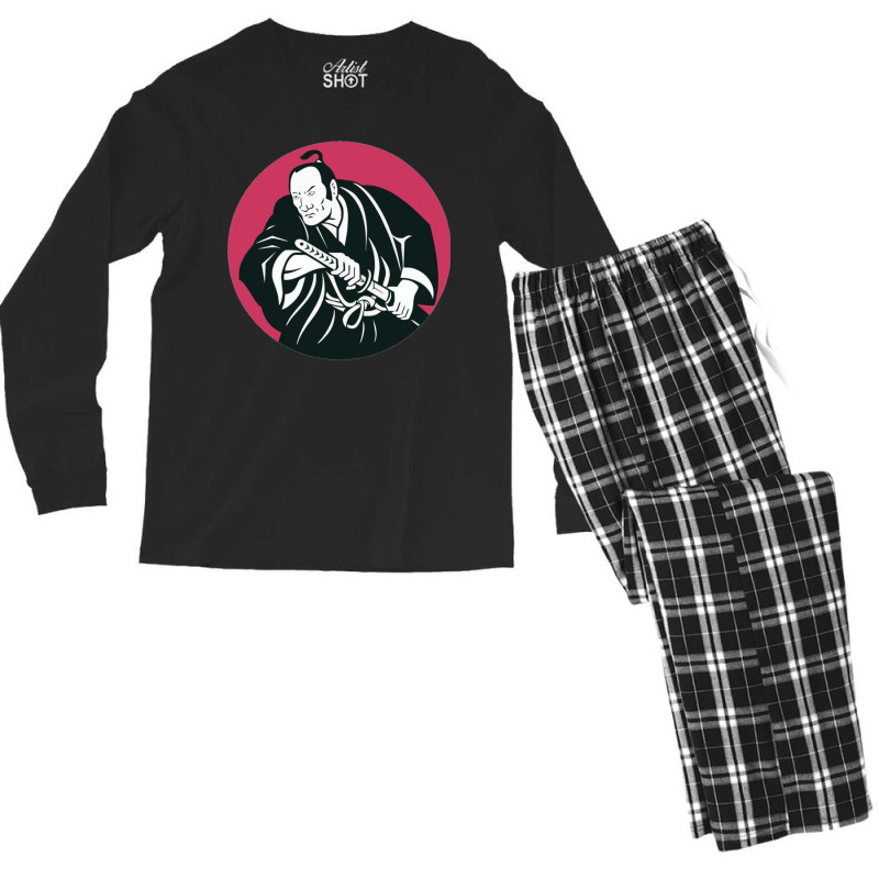 Samurai Iii Men's Long Sleeve Pajama Set by apolitery | Artistshot