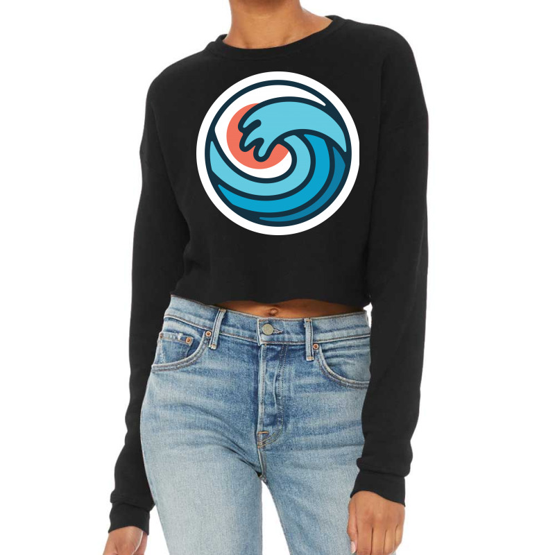 Wave Cropped Sweater by Quilimo | Artistshot