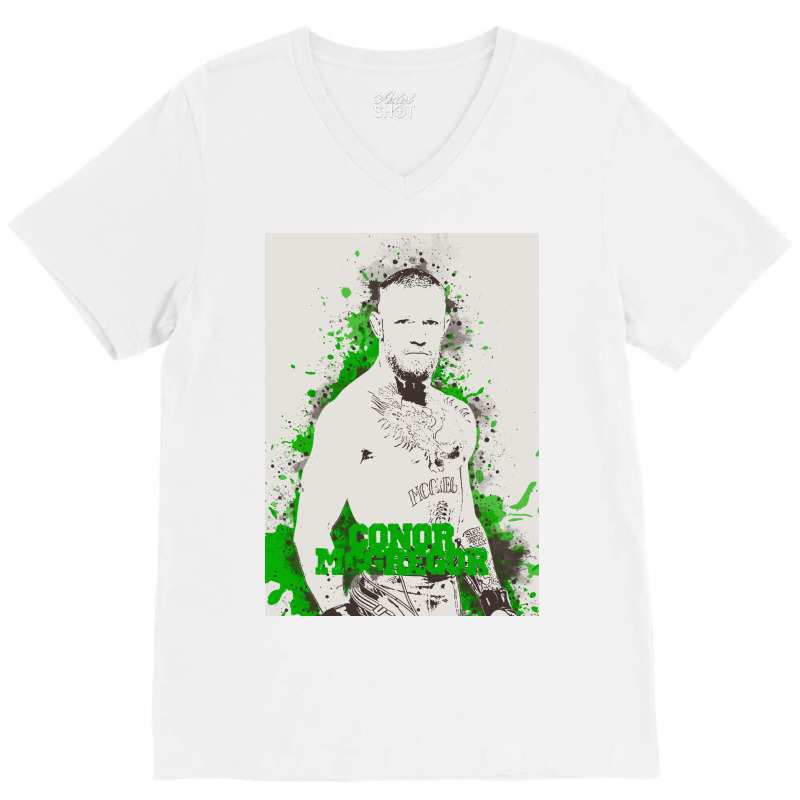 Conor Mcgregor Painting Art V-neck Tee | Artistshot