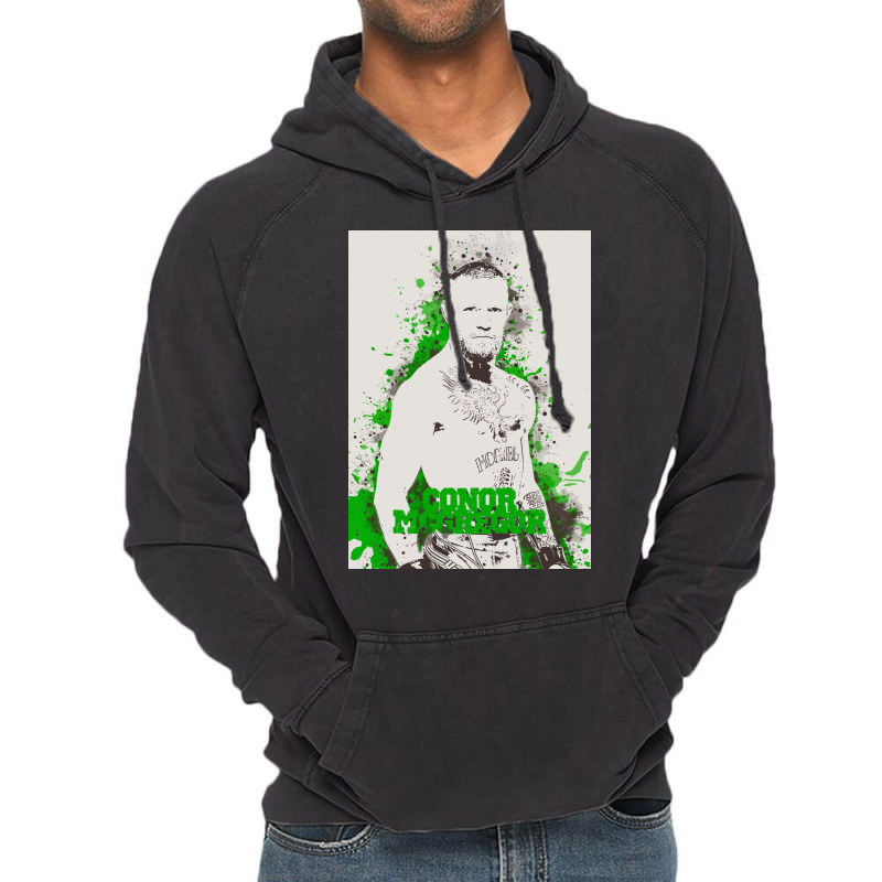 Conor Mcgregor Painting Art Vintage Hoodie | Artistshot