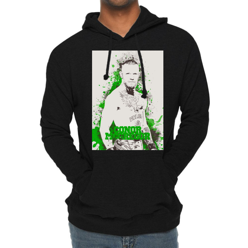 Conor Mcgregor Painting Art Lightweight Hoodie | Artistshot