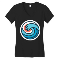 Wave Women's V-neck T-shirt | Artistshot