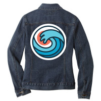 Wave Ladies Denim Jacket | Artistshot