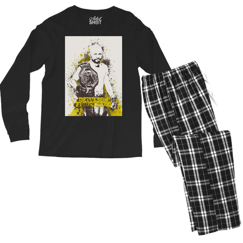 Deiveson Figueiredo Painting Art Men's Long Sleeve Pajama Set | Artistshot