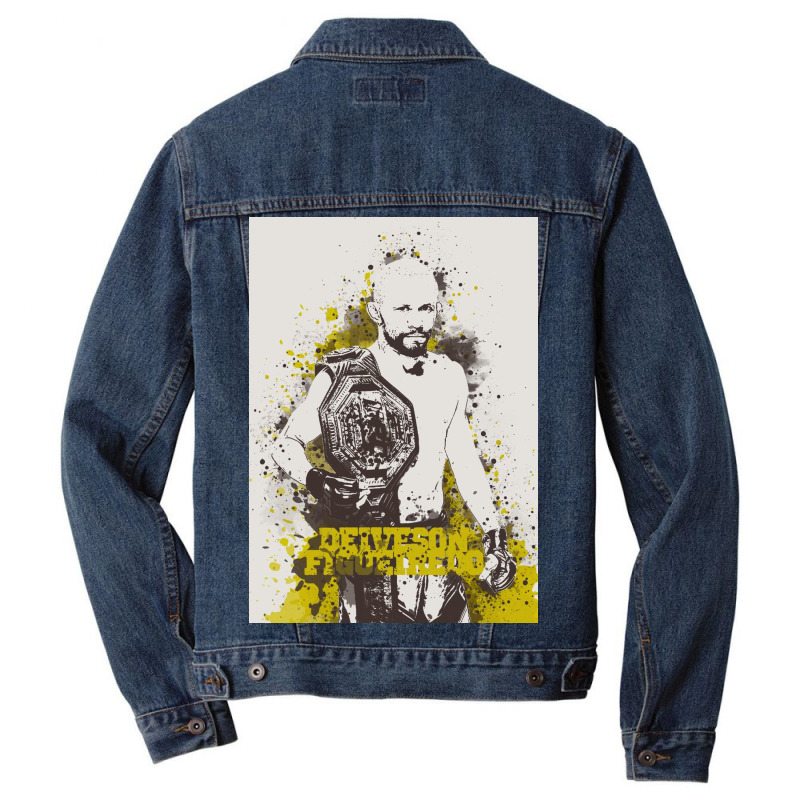 Deiveson Figueiredo Painting Art Men Denim Jacket | Artistshot