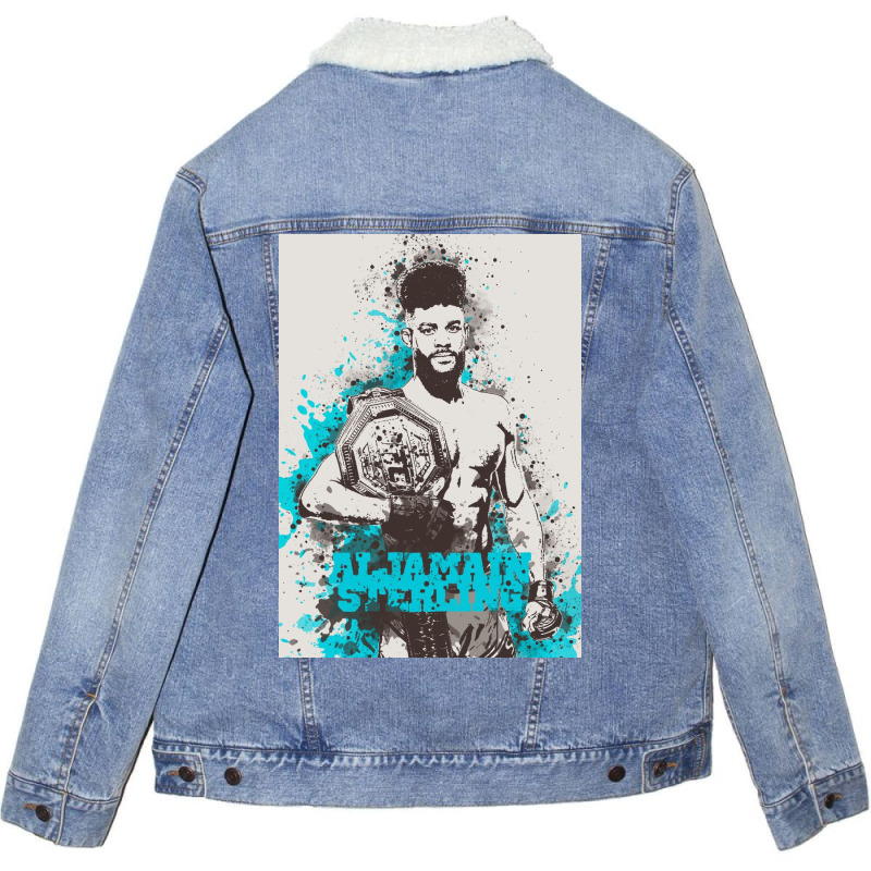 Aljamain Sterling Unisex Sherpa-lined Denim Jacket | Artistshot