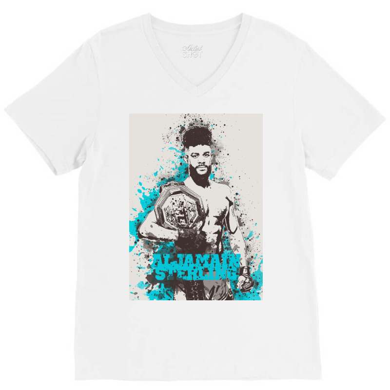 Aljamain Sterling V-neck Tee | Artistshot