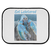 Funny Jumpscare Lobster Meme Blue Crustacean T Shirt Rear Car Mat | Artistshot