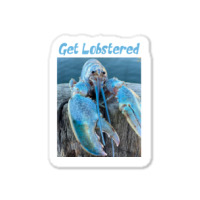 Funny Jumpscare Lobster Meme Blue Crustacean T Shirt Sticker | Artistshot