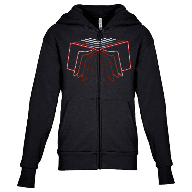 Neon Bible Youth Zipper Hoodie by SamAlexanderMcnutt | Artistshot