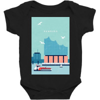 Hamburg Elbphilharmonie Baby Bodysuit | Artistshot