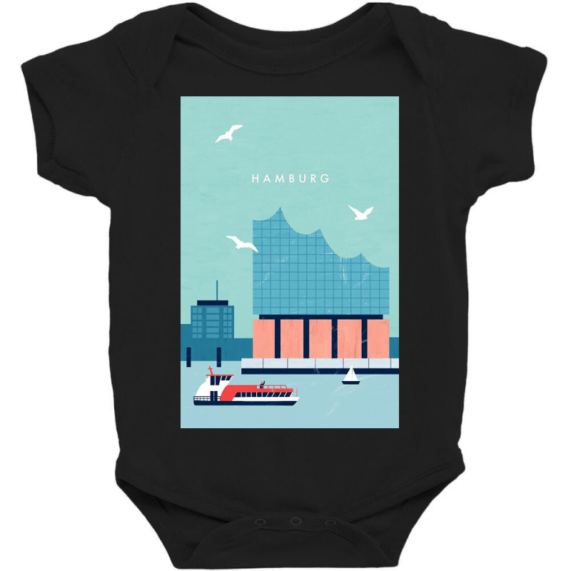 Hamburg Elbphilharmonie Baby Bodysuit by joannamitchael | Artistshot