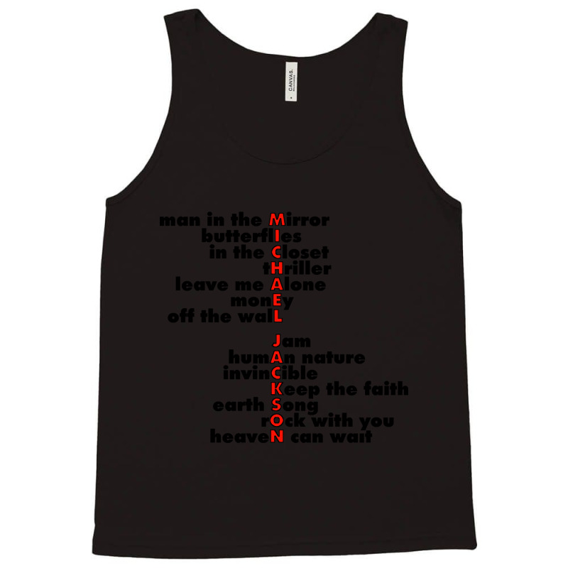 Artistshot Hot Trend Mjj King Of Pop Tank Top by oatesorlandoi9eepf | Artistshot