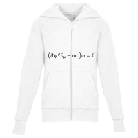 Dirac Equation, Foundation Of Relativistic Quantum Physics Premium T S Youth Zipper Hoodie | Artistshot