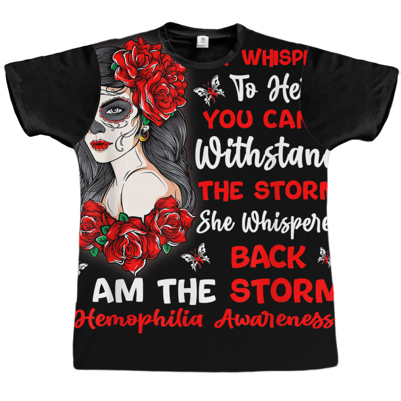 I Am The Storm Afro Hippie Hemophilia Warrior T Shirt Graphic T-shirt by kamrynshut8 | Artistshot