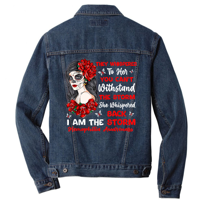 I Am The Storm Afro Hippie Hemophilia Warrior T Shirt Men Denim Jacket by kamrynshut8 | Artistshot