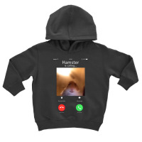 Dank Hamster Staring Front Camera Hamster Calling Toddler Hoodie | Artistshot