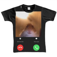 Dank Hamster Staring Front Camera Hamster Calling Graphic Youth T-shirt | Artistshot