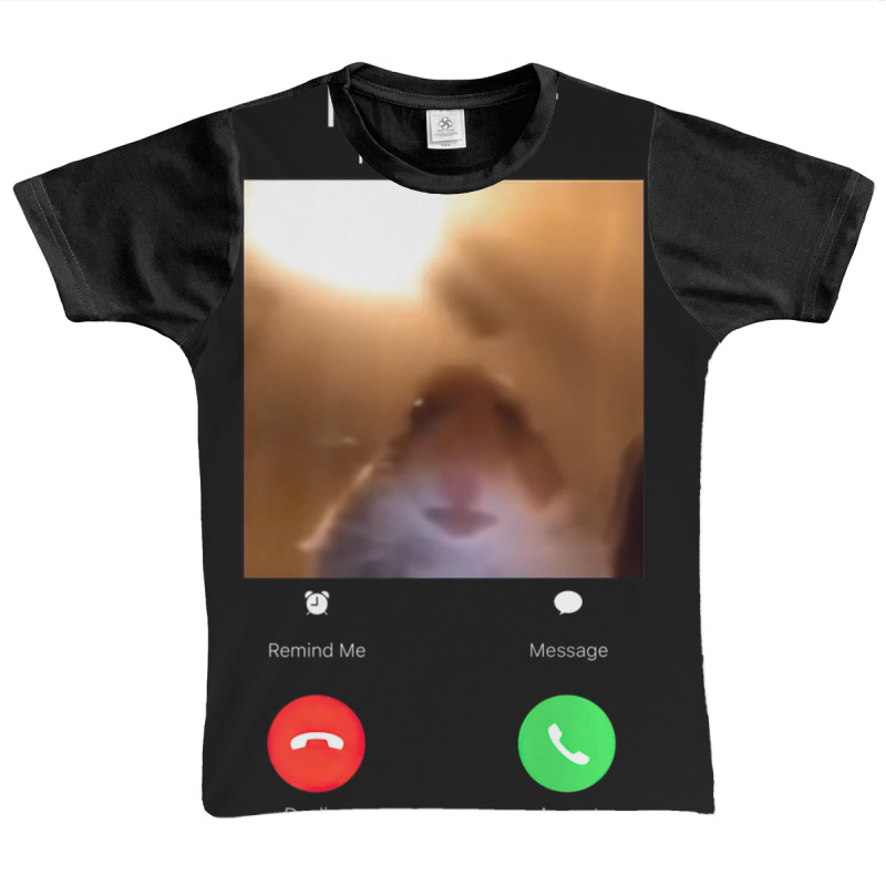 Dank Hamster Staring Front Camera Hamster Calling Graphic Youth T-shirt | Artistshot