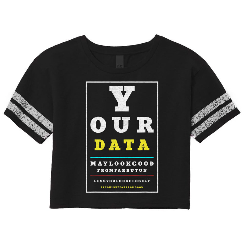 Data Analytics Data Engineering Data Scientist Joke Scorecard Crop Tee by longho | Artistshot