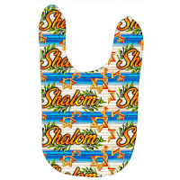 Shalom With Olive Branch Baby Bibs | Artistshot