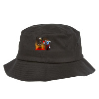 Itchy And Scratchy And The Temple Of Doom Bucket Hat | Artistshot