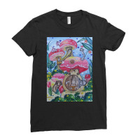 Artistshot Hot Trend Mushroom Land Ladies Fitted T-shirt | Artistshot