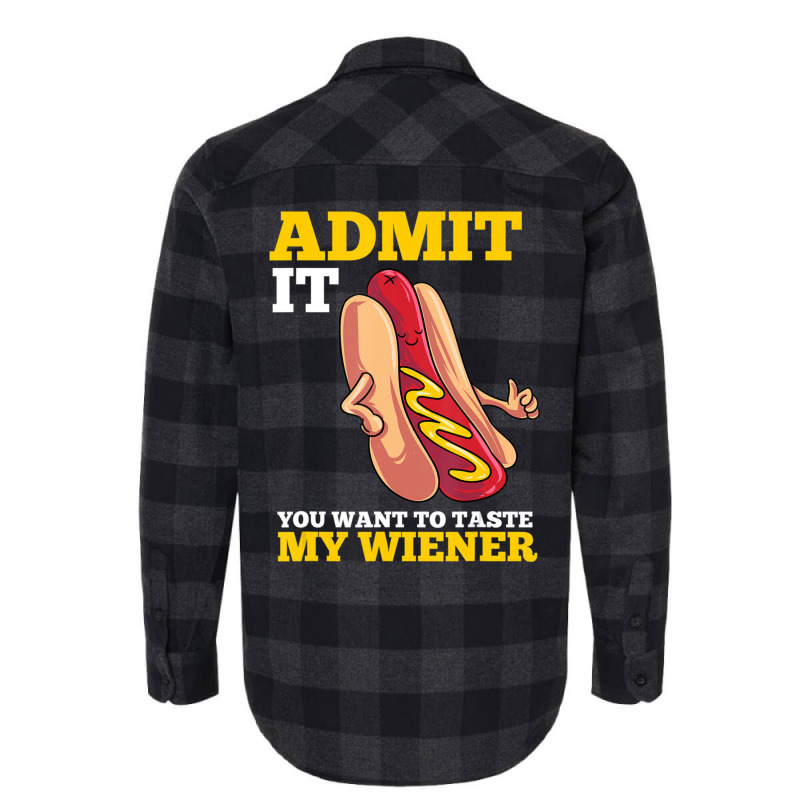 Hot Dog Sausage Joke Pun Bread Fast Food Flannel Shirt by thanhtran | Artistshot