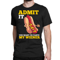 Hot Dog Sausage Joke Pun Bread Fast Food Classic T-shirt | Artistshot