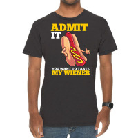 Hot Dog Sausage Joke Pun Bread Fast Food Vintage T-shirt | Artistshot