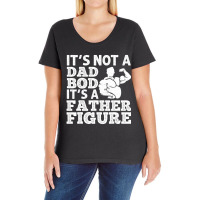 Dad Bod For Dad Men Dad Bod Father Gym Workout Ladies Curvy T-shirt | Artistshot