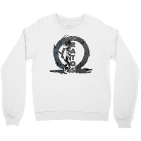 Grey Kratos Crewneck Sweatshirt | Artistshot