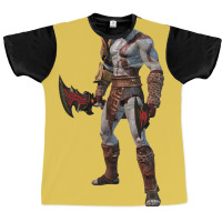 Kratos Ready Fight Graphic T-shirt | Artistshot