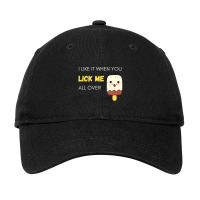 Dirty Humor Cute Ice Cream Adjustable Cap | Artistshot