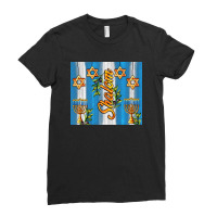 Shalom With Star Of David Ladies Fitted T-shirt | Artistshot