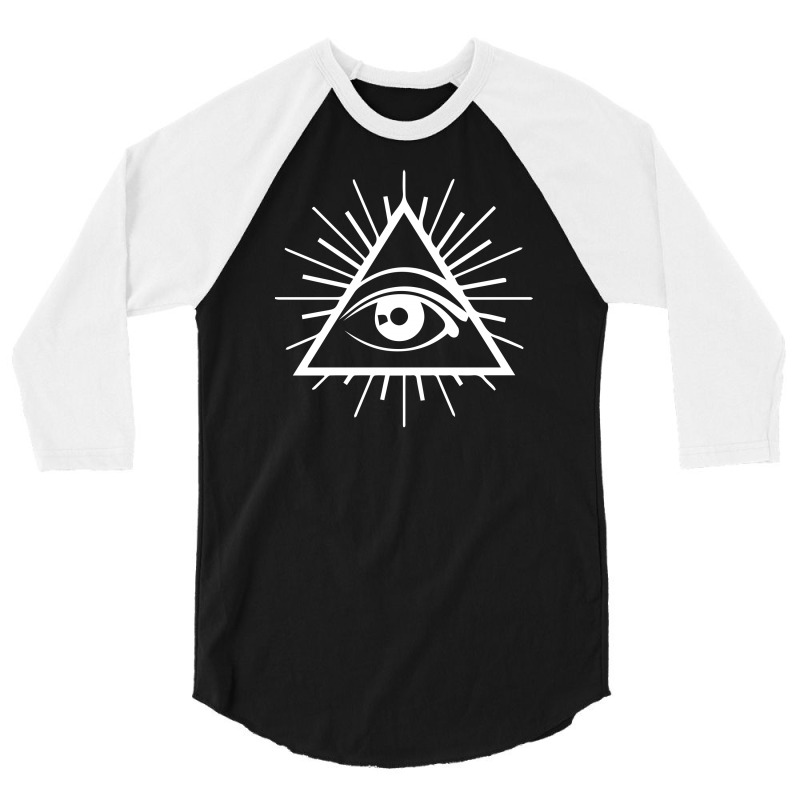 All Seeing Eye 3/4 Sleeve Shirt | Artistshot