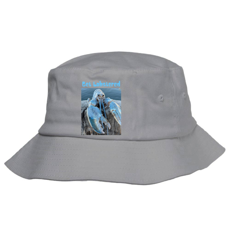 Funny Jumpscare Lobster Meme Blue Crustacean  Get Lobstered Bucket Hat | Artistshot