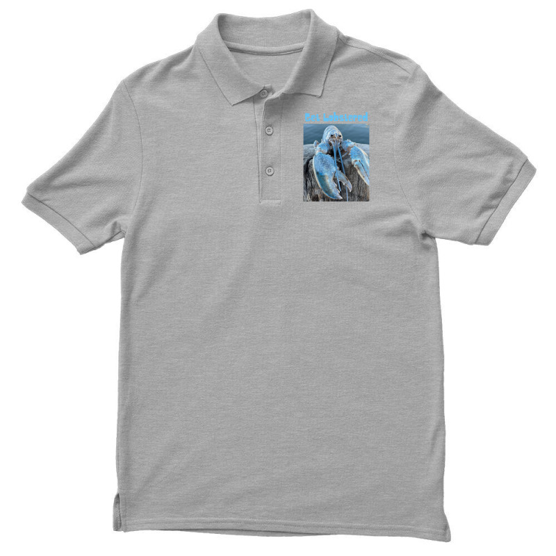 Funny Jumpscare Lobster Meme Blue Crustacean  Get Lobstered Men's Polo Shirt | Artistshot