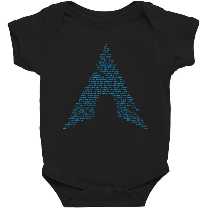 Arch Gnulinux Richard Stallman Interject Baby Bodysuit by SamAlexanderMcnutt | Artistshot