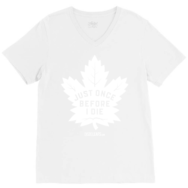 Maple Leafs Girl V-neck Tee | Artistshot