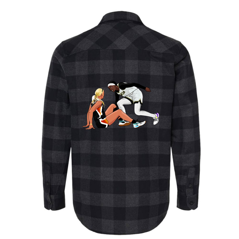 Kahleah Copper Staredown Cartoon Style Flannel Shirt | Artistshot