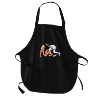 Kahleah Copper Staredown Cartoon Style Medium-length Apron | Artistshot