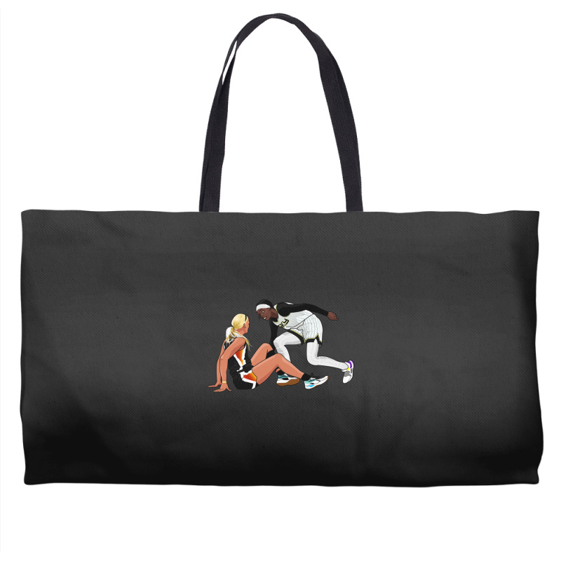 Kahleah Copper Staredown Cartoon Style Weekender Totes | Artistshot