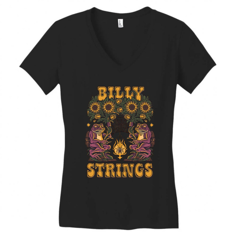 Frog Strings Women's V-Neck T-Shirt by nipiusSifaou | Artistshot