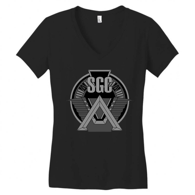 Stargate Sg Women's V-Neck T-Shirt by SamAlexanderMcnutt | Artistshot