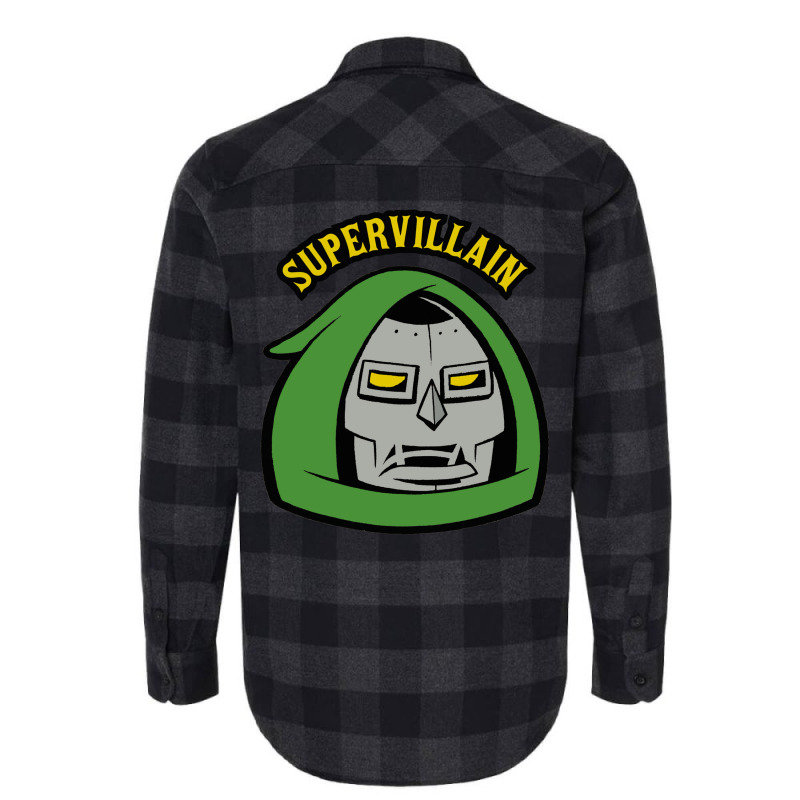 Supervillain Flannel Shirt by withbenajd | Artistshot