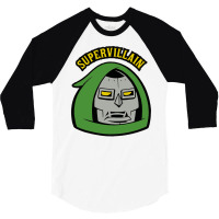 Supervillain 3/4 Sleeve Shirt | Artistshot